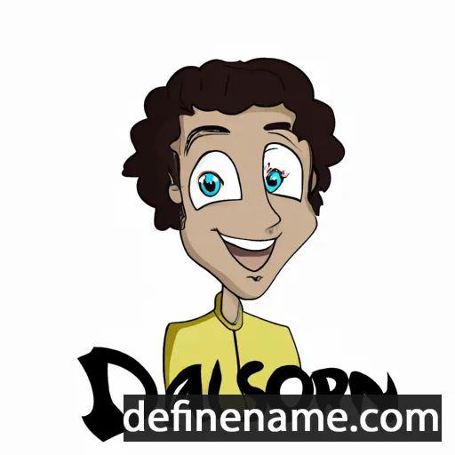 cartoon of the name Darlison