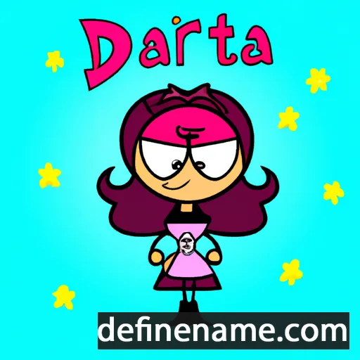 cartoon of the name Darlita