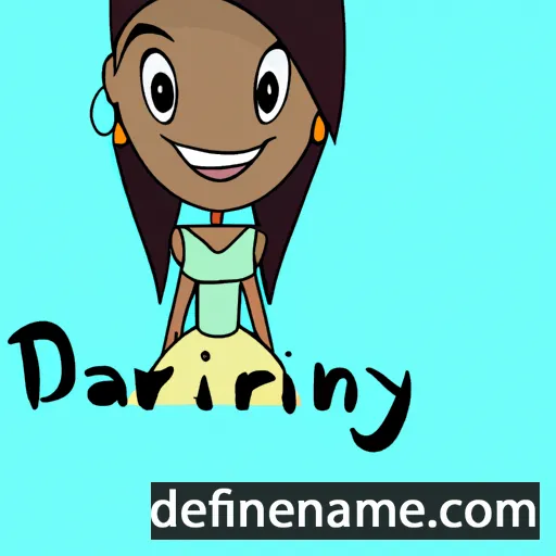 cartoon of the name Darlyn