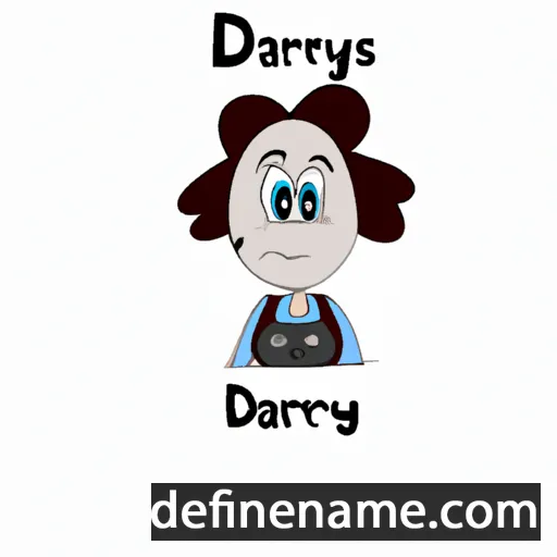 cartoon of the name Darlys