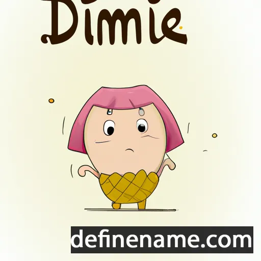 cartoon of the name Darmintė