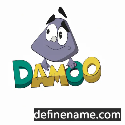 cartoon of the name Darmo