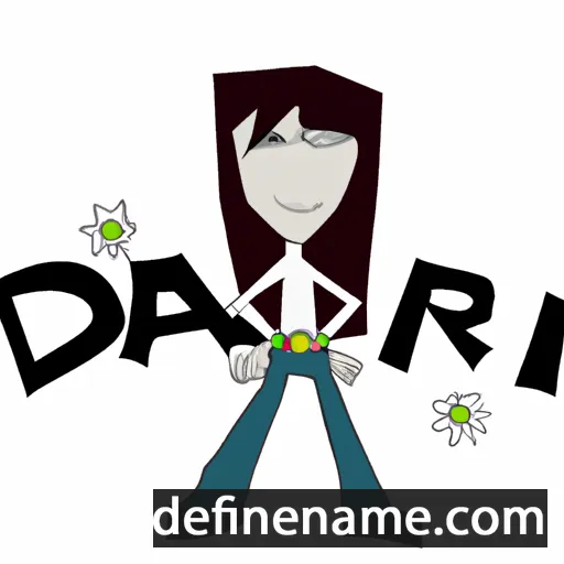 cartoon of the name Darni