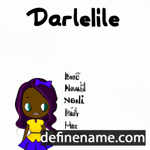 cartoon of the name Darnielle