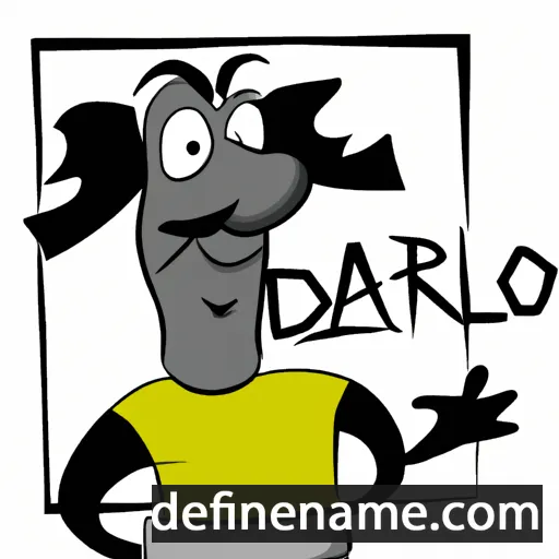 cartoon of the name Darol