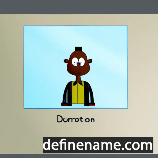 cartoon of the name Darquinton