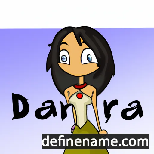 cartoon of the name Darra