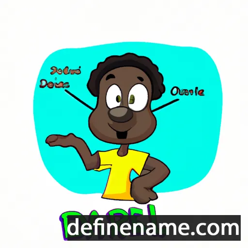 cartoon of the name Darrelle