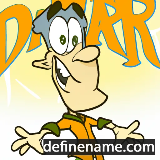 cartoon of the name Darri