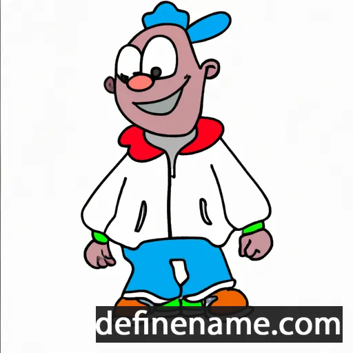 cartoon of the name Darrne