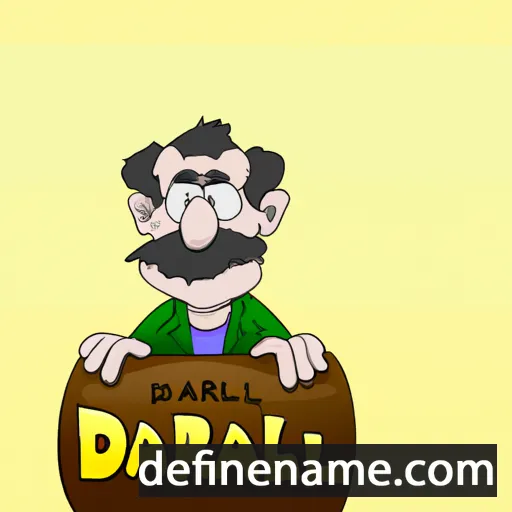 cartoon of the name Darroll