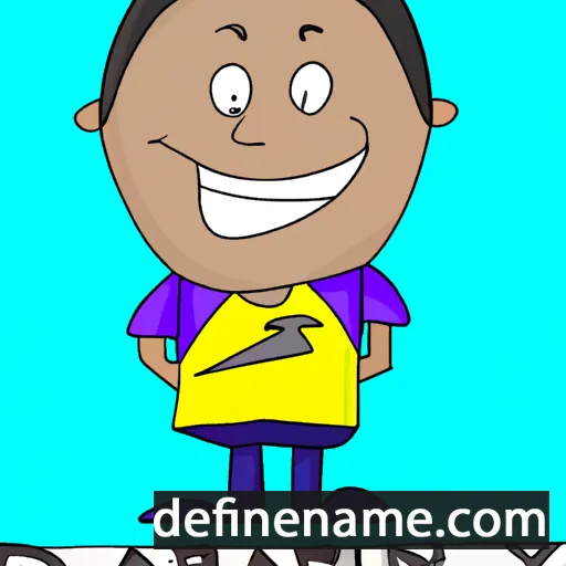 cartoon of the name Darrylan