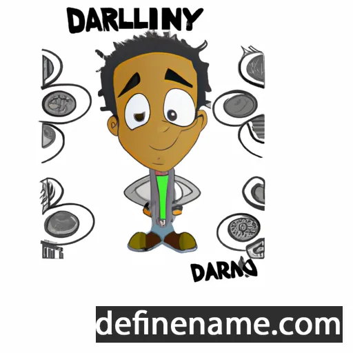 cartoon of the name Darrylin