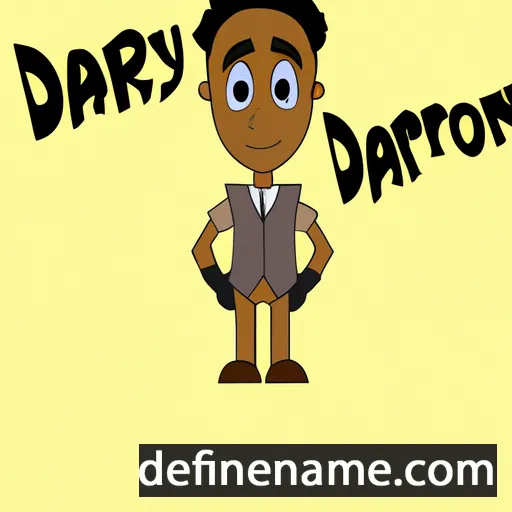 cartoon of the name Darryon