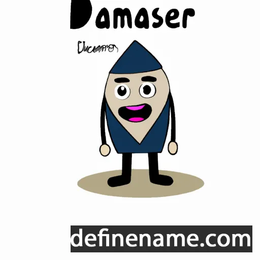 cartoon of the name Darsameen