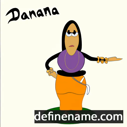 cartoon of the name Dartsa-naana