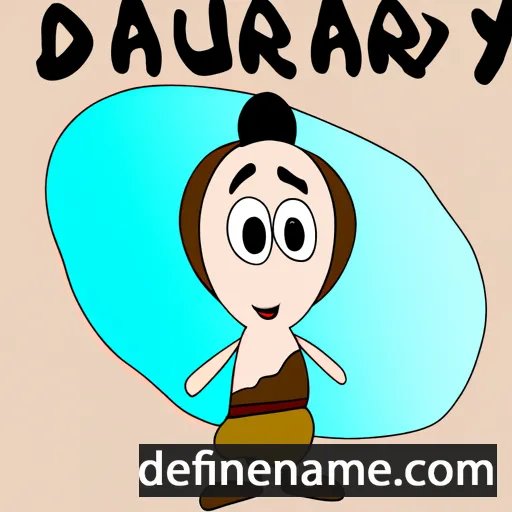 cartoon of the name Darunya