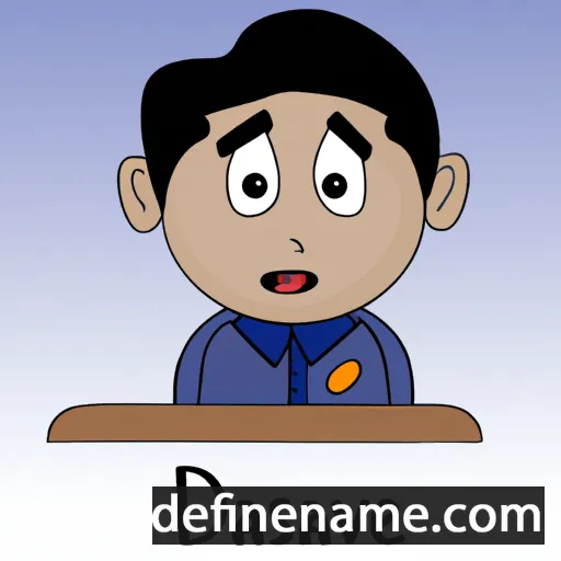 cartoon of the name Darvesh