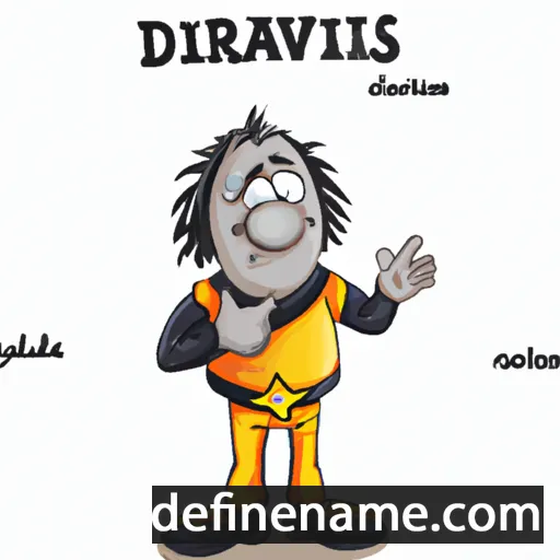 cartoon of the name Darvilas