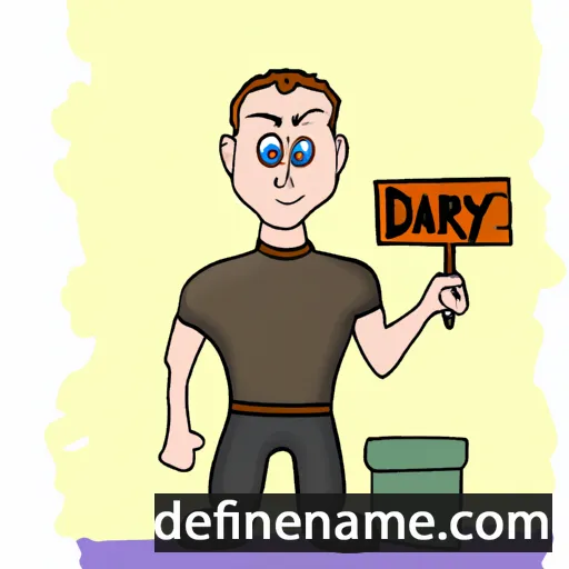 cartoon of the name Daryj