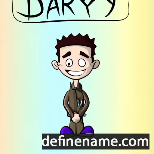 cartoon of the name Daryn