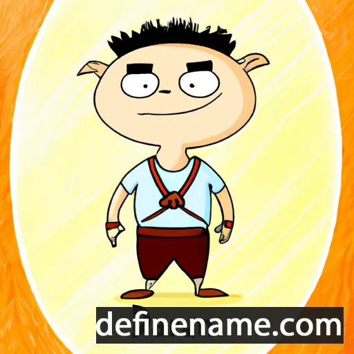 cartoon of the name Daryun