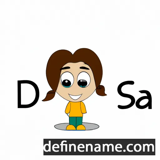 cartoon of the name Daša