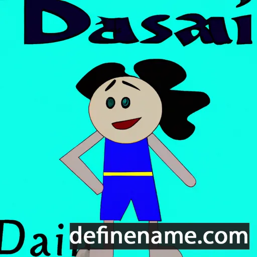 cartoon of the name Dasani