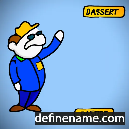 cartoon of the name Dasaret