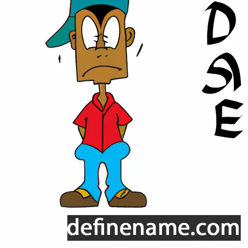 cartoon of the name Dase