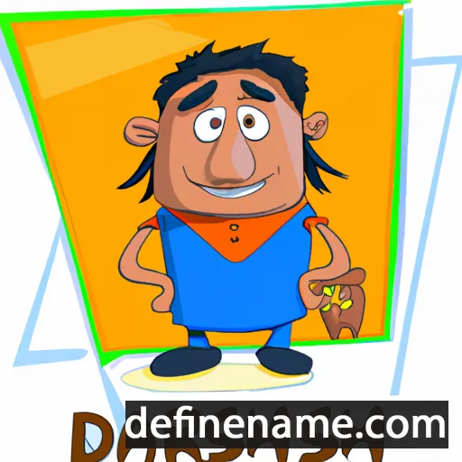 cartoon of the name Dashamir