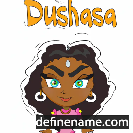 cartoon of the name Dashauna