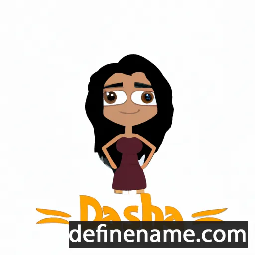 cartoon of the name Dashea