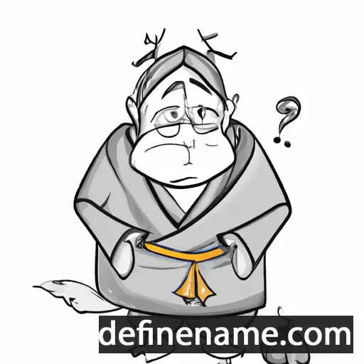 cartoon of the name Dashi-dorzho