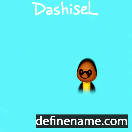 cartoon of the name Dashiella