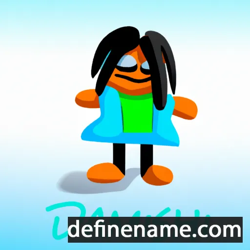 cartoon of the name Dashinima