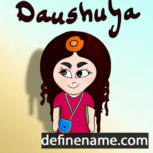 Dashunya cartoon