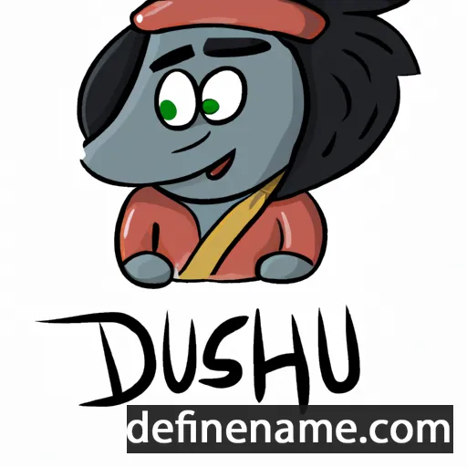 cartoon of the name Dashuri