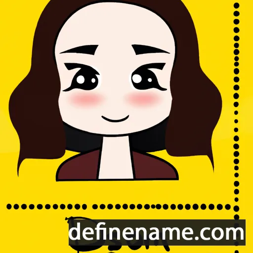 cartoon of the name Dasom