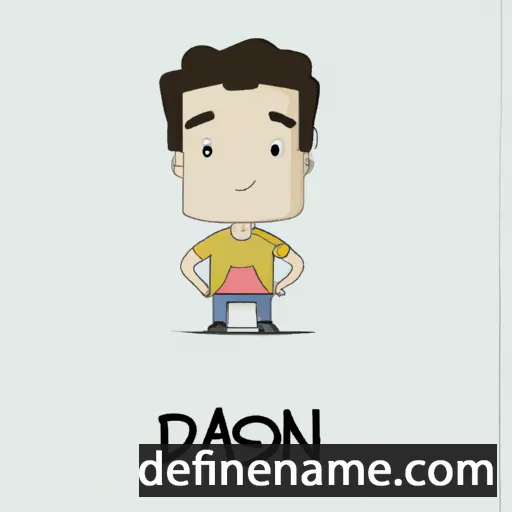 cartoon of the name Dason