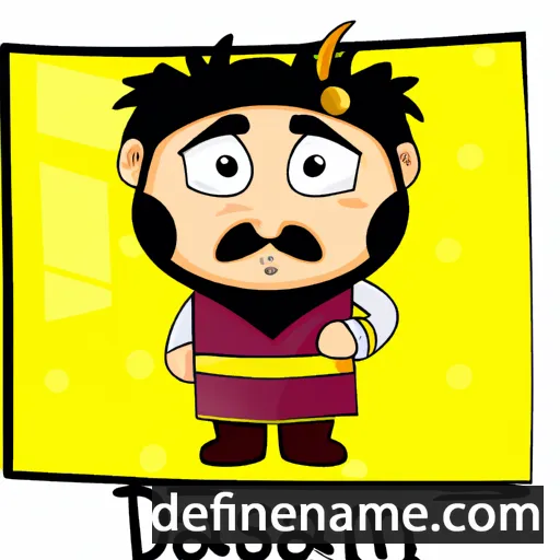 cartoon of the name Dastan