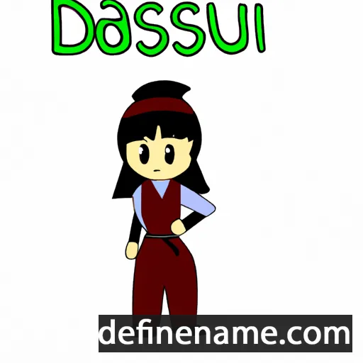 cartoon of the name Dasuni