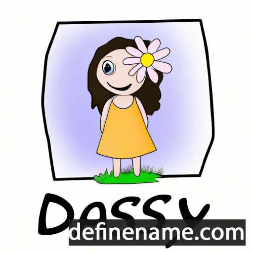 cartoon of the name Dasy