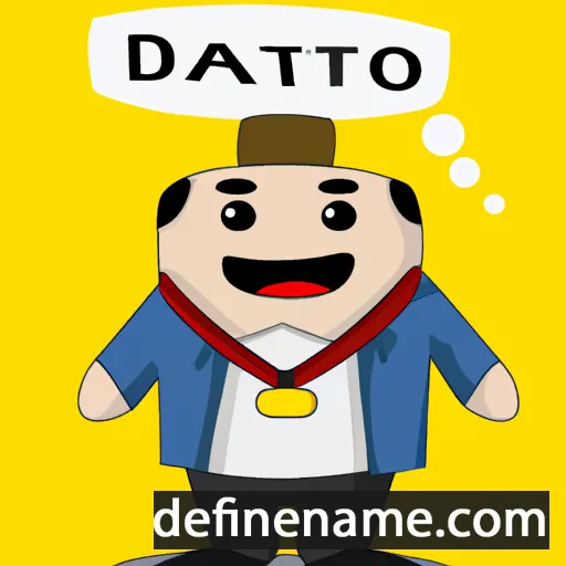 cartoon of the name Dato