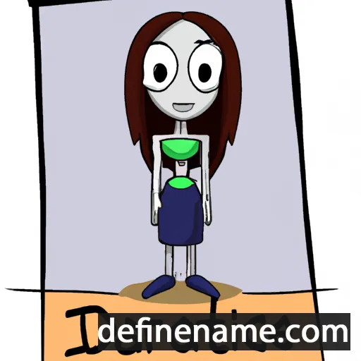 cartoon of the name Datrice