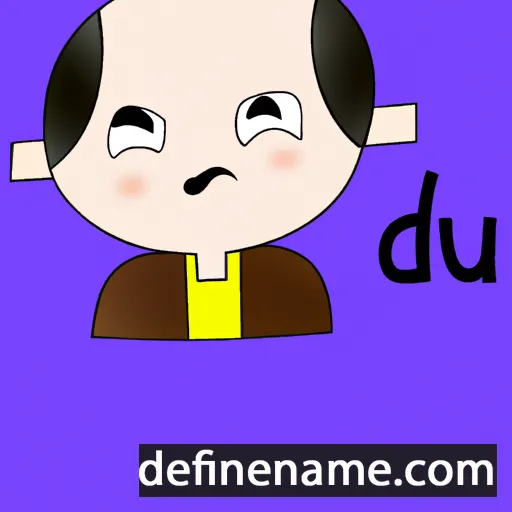 cartoon of the name Dau