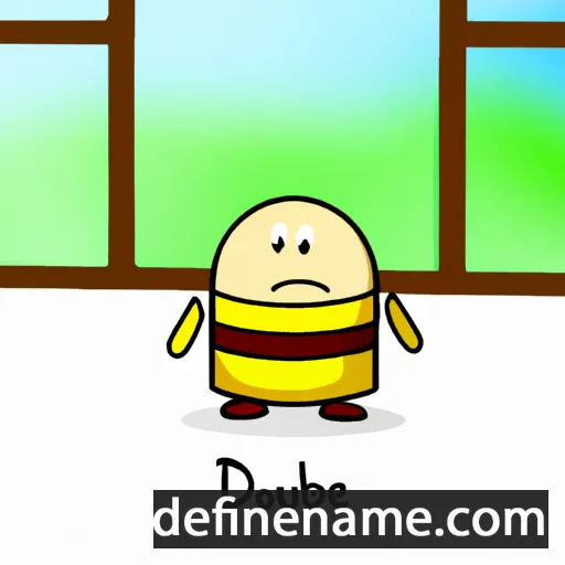 cartoon of the name Daubode