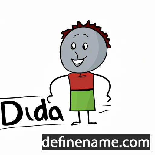 cartoon of the name Dauda