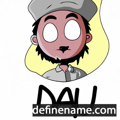 cartoon of the name Daudi