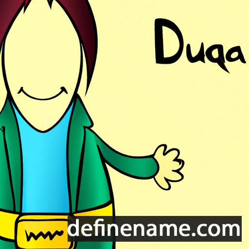 cartoon of the name Daugaudė